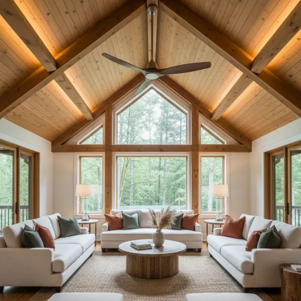 How to Install an Electric Fan on a High Sloped Ceiling