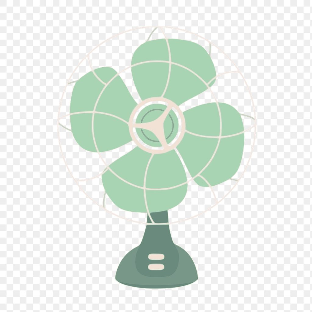 Fan for bedroom night cooling