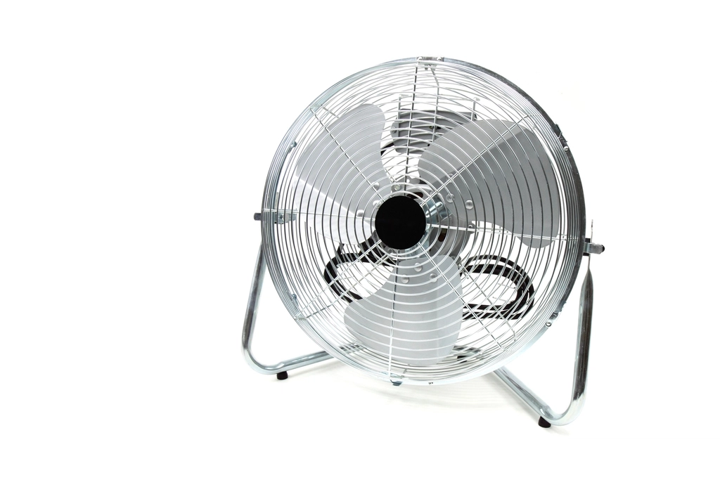 Outdoor fan on patio